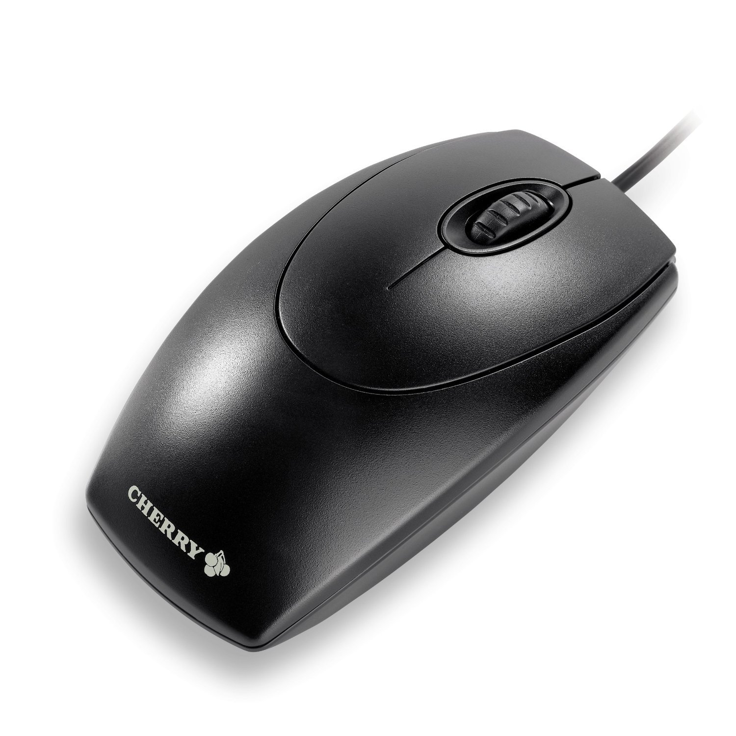 CHERRY USB Wired Computer Mouse - Ergonomic Optical Mouse for PC, Laptop, Mac - Black Gaming Mouse for Office Work, Home Use & Online Classes