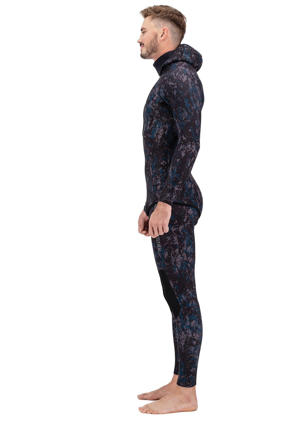 Spearo Men's 7 Seas 5mm Neoprene 2-Piece Wetsuit for Scuba Diving, Spearfishing & Cold Water Surfing - Premium Thermal Protection