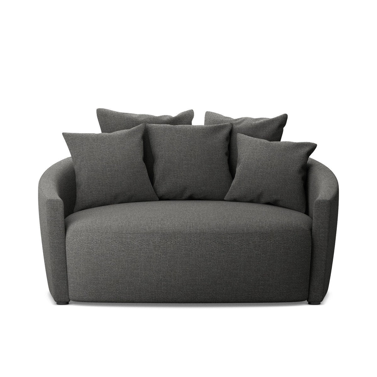 Anaya Media Lounger Chair - Gibson Smoke Gray Recliner Sofa for Living Room, Home Theater & Relaxation | Modern Comfort Furniture for Small Spaces