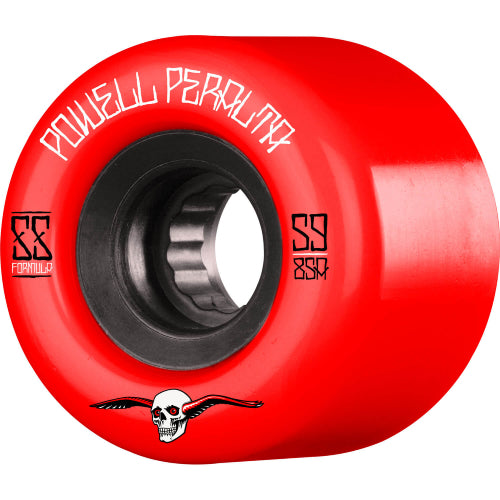 Powell Peralta SSF G Slide Wheels 59mm 85a Red - Premium Skateboard Wheels for Smooth Slides & Tricks - Perfect for Street Skating & Park Riding