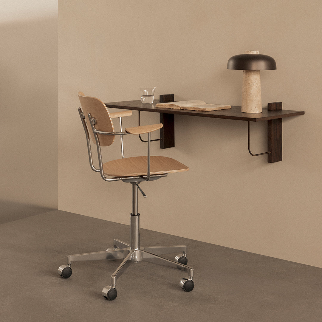 Ergonomic Office Armchair with Swivel Base & Smooth-Rolling Casters - Perfect for Home Office, Conference Rooms, and Workspaces