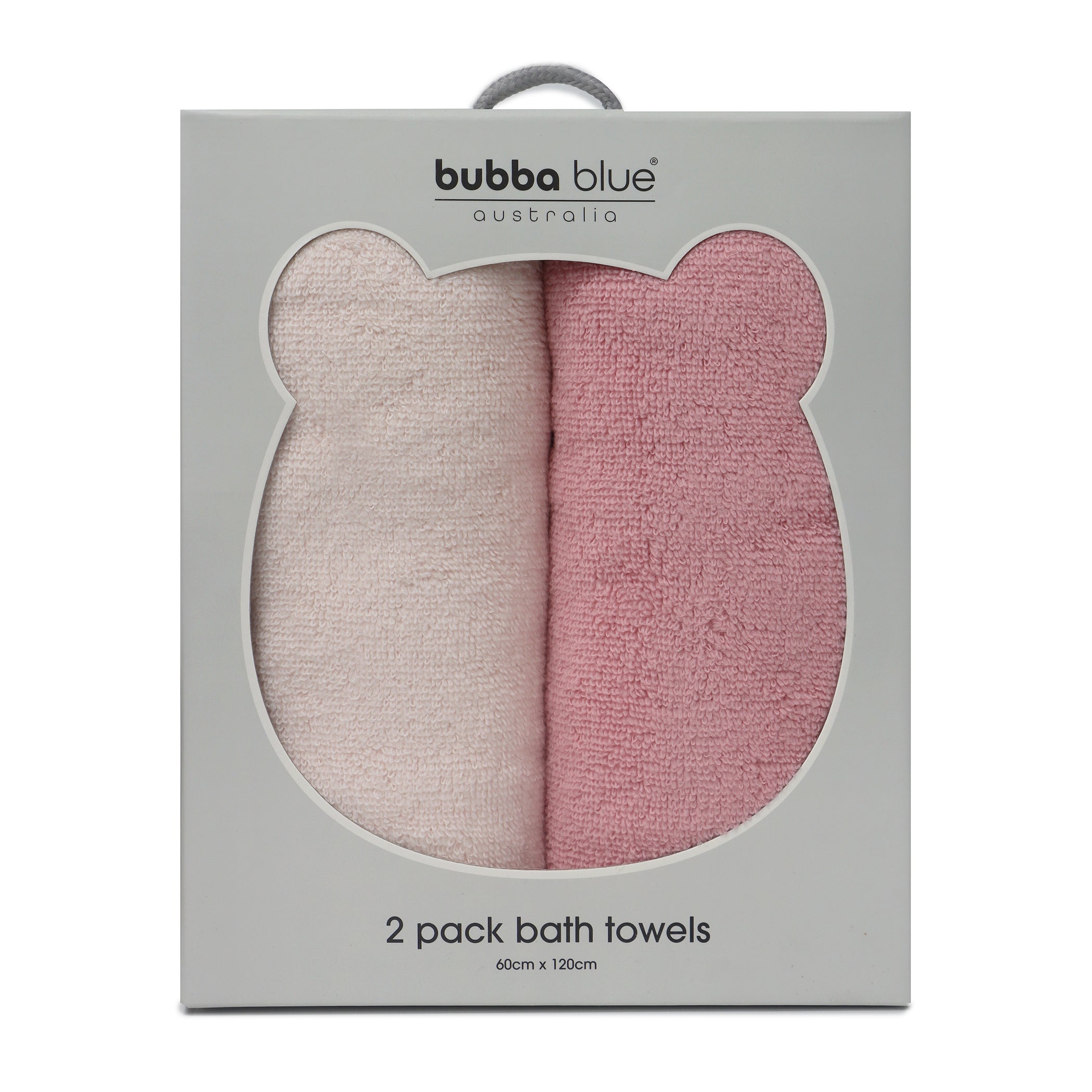 Premium Nordic 2-Pack Bath Towels - Dusty Berry & Rose Colors | Soft Absorbent Quick-Dry Towels for Spa, Bathroom & Beach Use