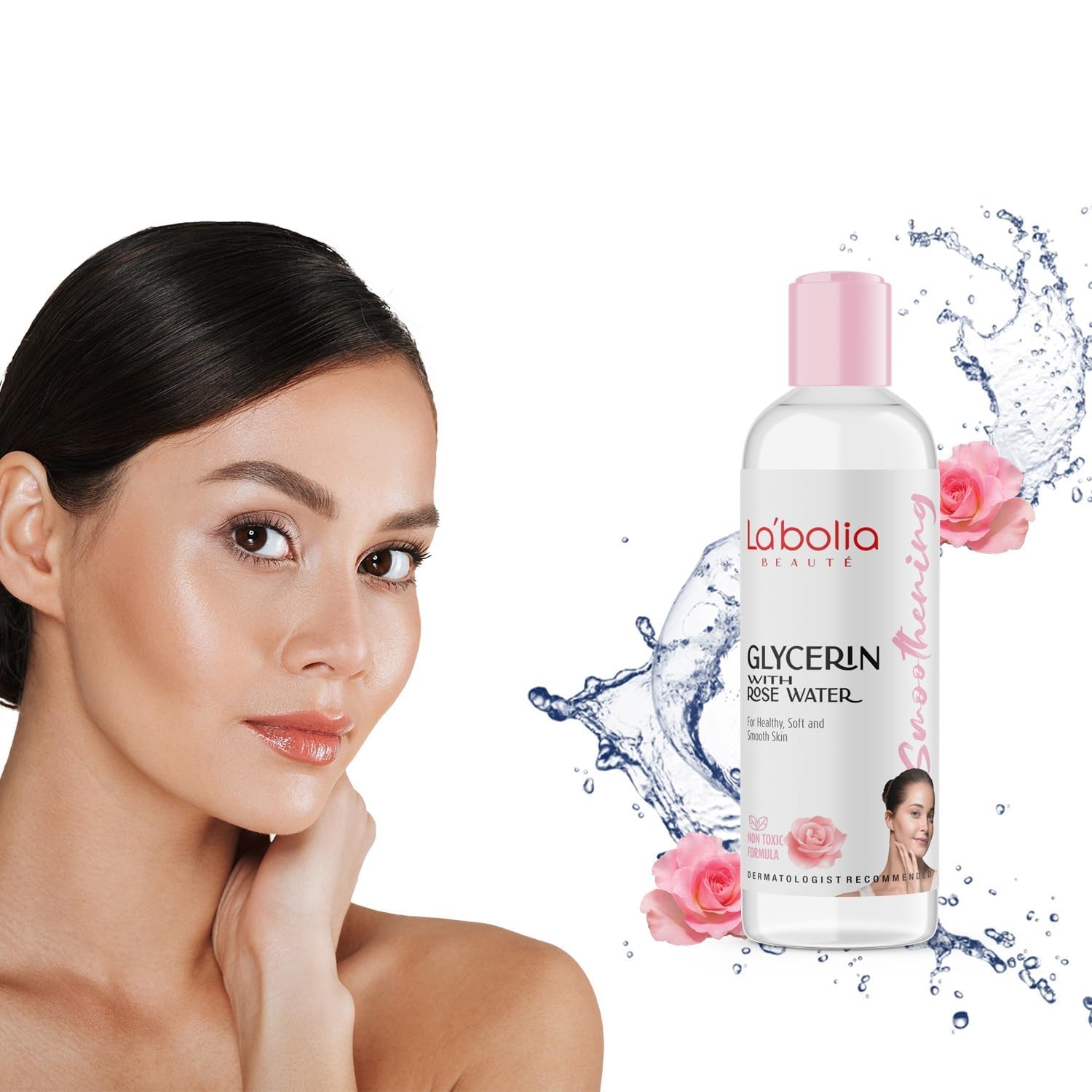Organic Glycerin with Rose Water for Hydrated & Glowing Skin | Natural Face & Body Moisturizer (100g x 2 Pack) - Perfect for Dry Skin Care, DIY Beauty Recipes & Spa Treatments