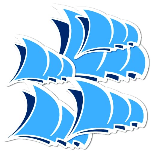 Coastal Georgia Stickers - Desert Cactus & Mariners CCGA Vinyl Decals for Laptop, Water Bottle, Car & Scrapbook | Durable Waterproof Decals for College Pride & Personalization | Perfect for Students, Alumni & Fans