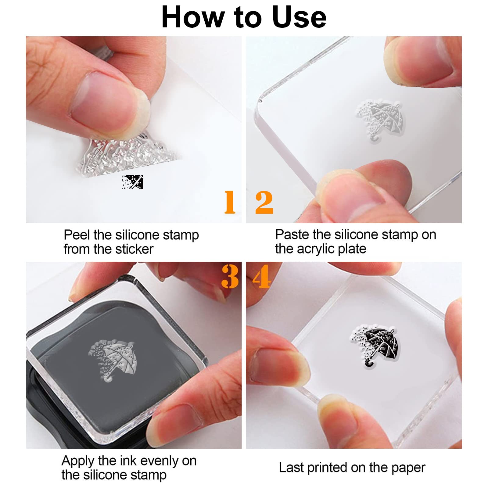 GLOBLELAND London Elements Clear Silicone Stamps for DIY Scrapbooking - Transparent Rubber Stamps for Birthday Cards, Valentine's Day Crafts, Photo Album Decoration & Paper Art Projects | Perfect for Handmade Greeting Cards, Journaling, and Home Decor