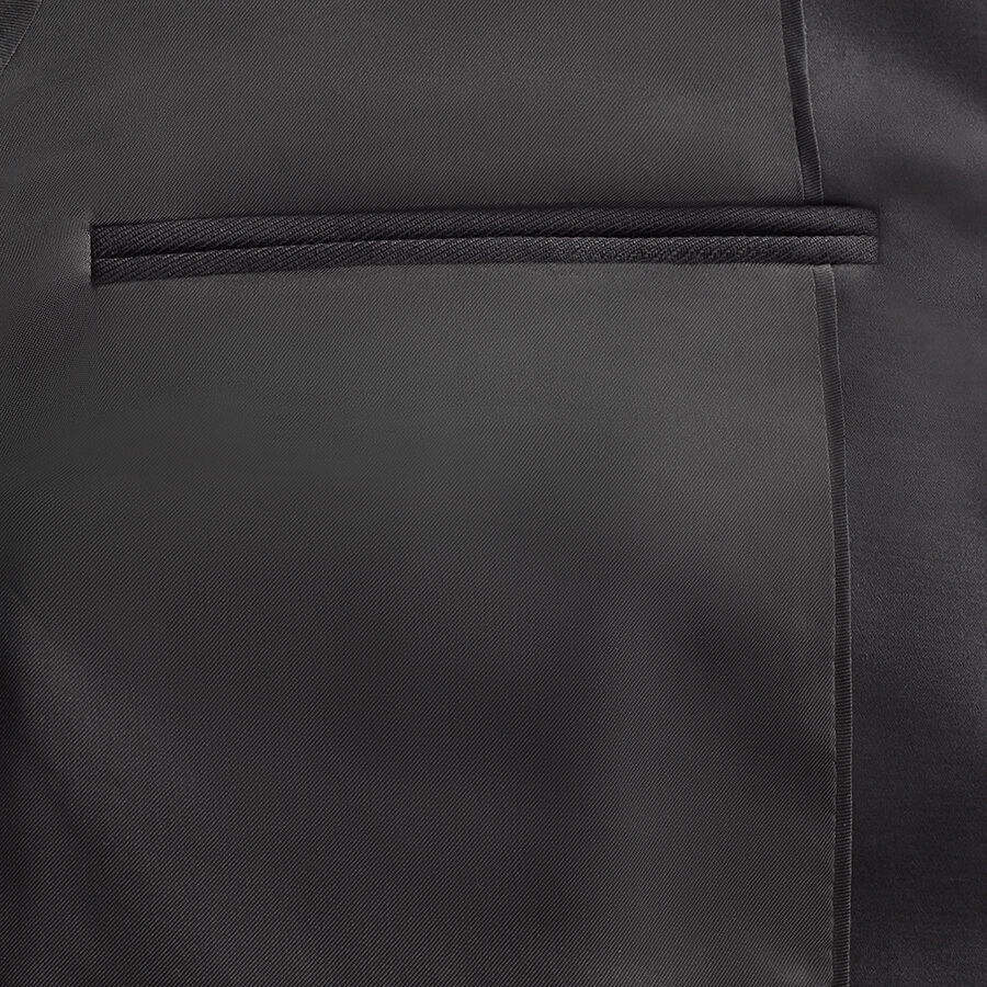 Men's Classic Tuxedo Blazer - Slim Fit Formal Suit Jacket for Weddings, Prom & Business Events | Premium Wool Blend, Notched Lapel, Single Button Design
