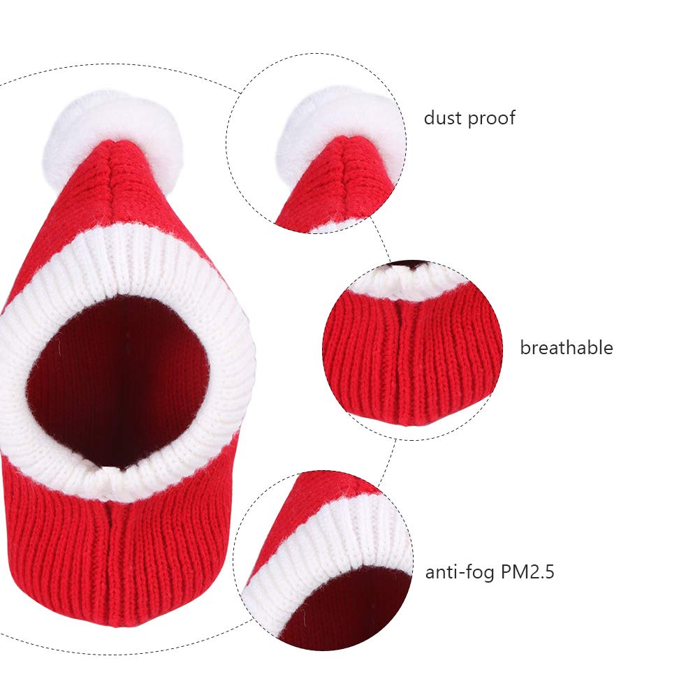 1 Pc Christmas Pet Hat for Dogs & Cats - Cozy Knit Xmas Hat, Festive Dog Sweater & Scarf Set - Holiday Pet Accessories for Small Dogs & Puppies - Perfect for Christmas Photos & Party Outfits