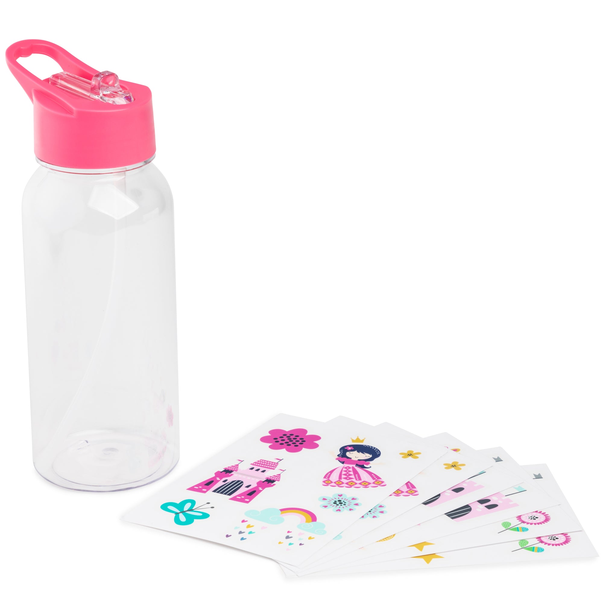24 oz DIY Kids' Sticker Bottle - Creative Arts & Crafts Activity for Children - Perfect for Birthday Parties, Classroom Projects & Sensory Play