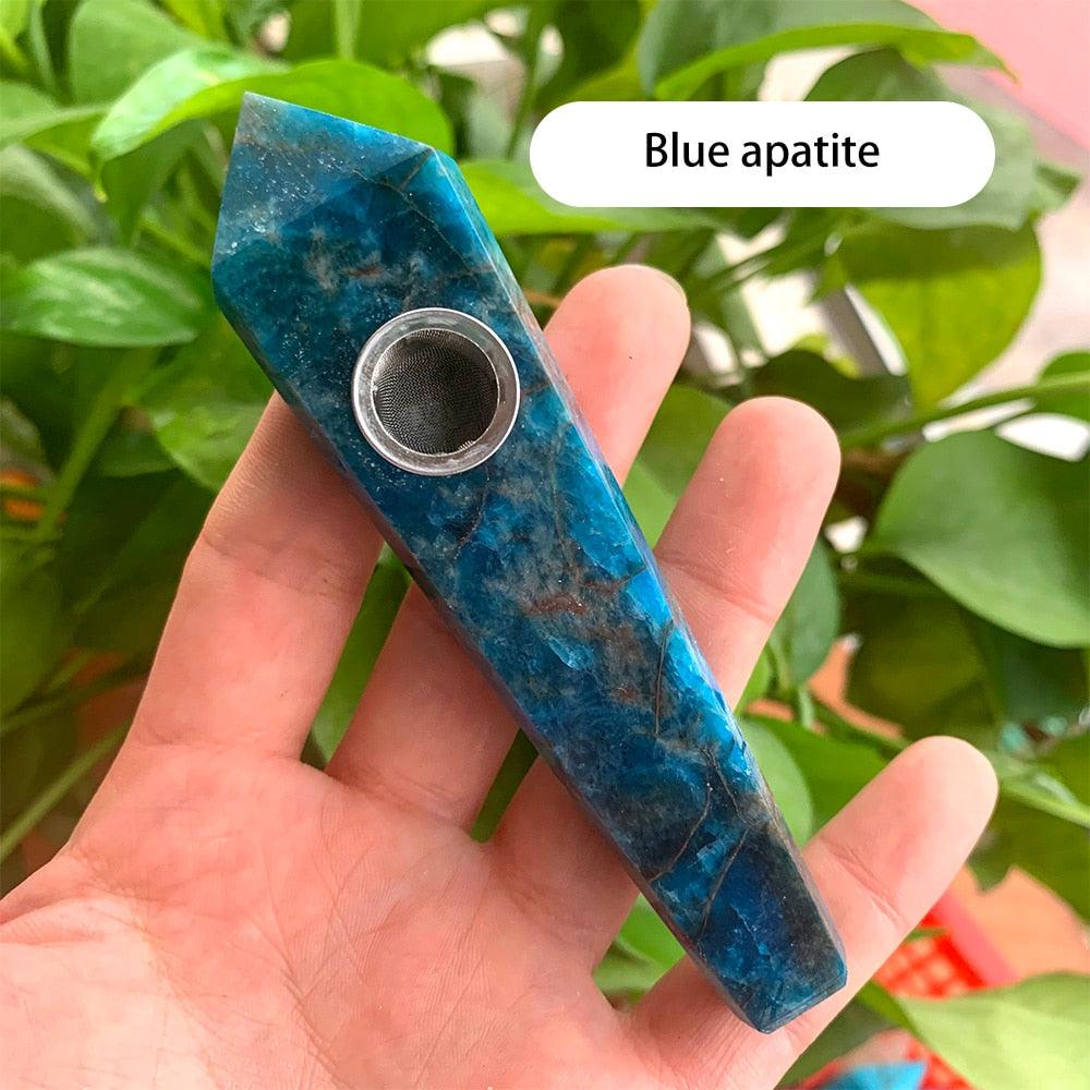 Blue apatite