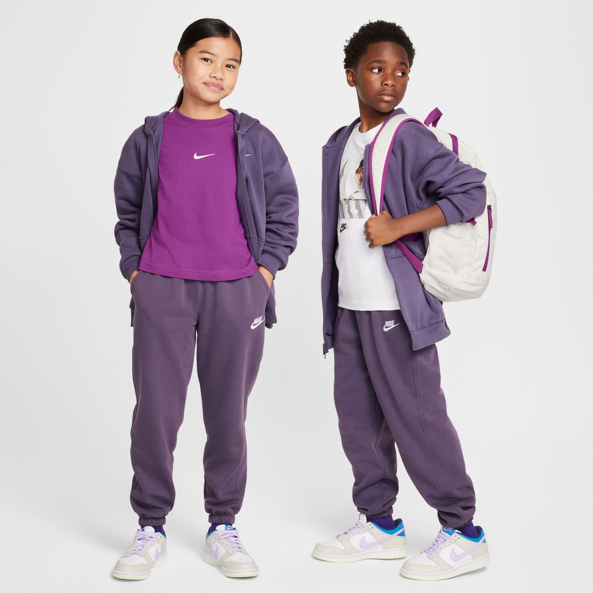 Girls' Nike Youth Club Fleece Pants - Soft & Comfortable Joggers for Kids, Girls' Athletic Lounge Pants for School, Play & Everyday Wear