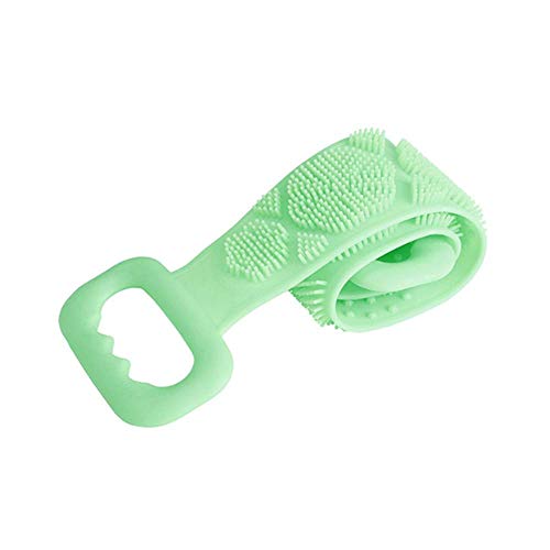 **RNY Silicone Double-Sided Shower Exfoliating Belt – Body Scrubber & Bath Towel for Deep Cleansing – Multi-Colors (1 PC) – Perfect for Exfoliating Back, Legs & Hard-to-Reach Areas**