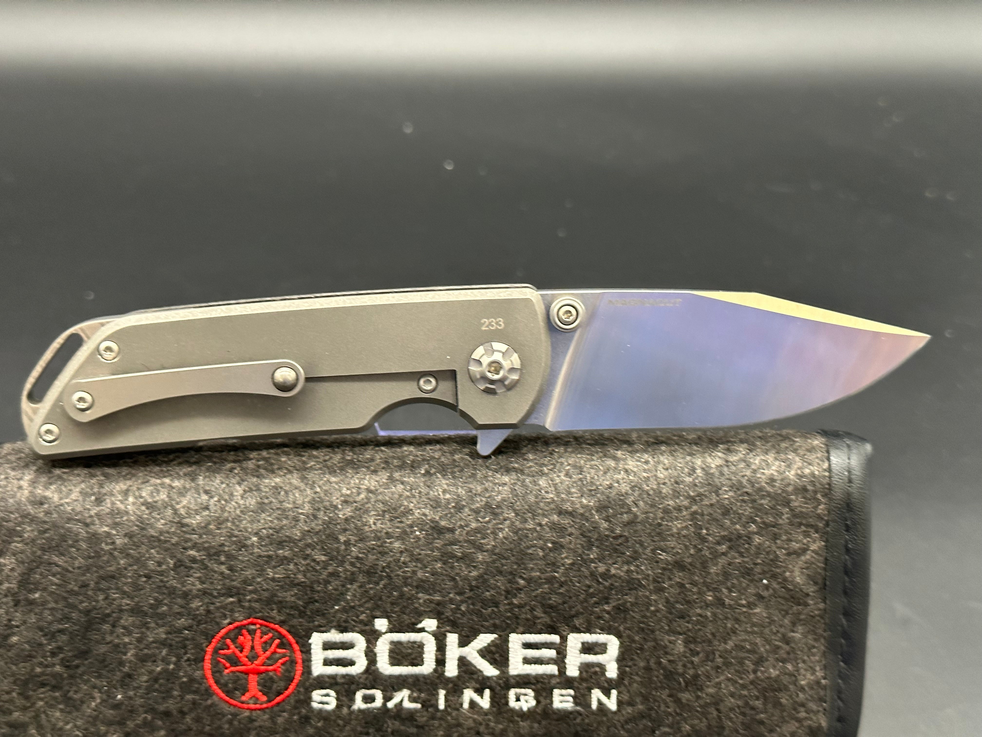 Boker M4 Sherman Magnacut Folding Knife - Premium EDC Pocket Knife for Outdoor, Camping, Hiking & Survival Gear