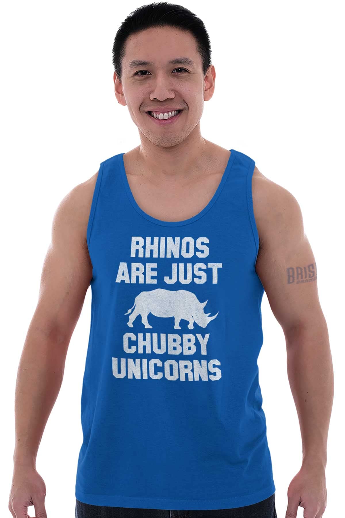 Funny Rhino Unicorn Graphic Tank Top for Men & Women - Perfect for Casual Wear, Gifts & Unicorn Lovers