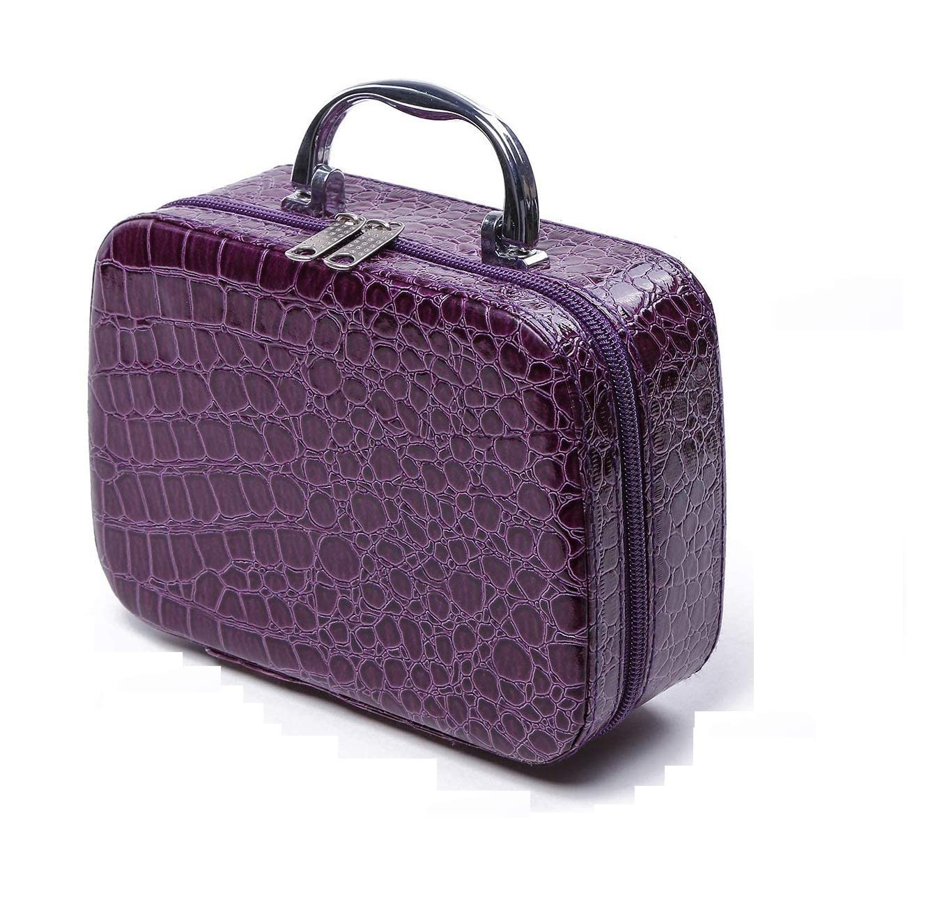 GION Travel Makeup Bag Organizer - Waterproof Cosmetic Case with Zipper for Women, Multicolor (1 Pack) | Perfect for Travel, Gym & Daily Makeup Storage