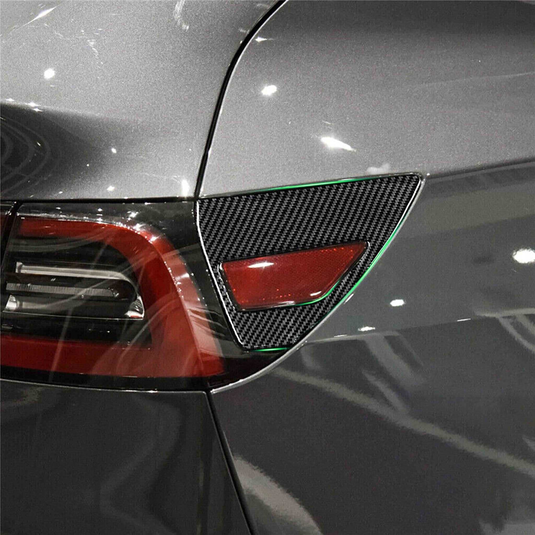 Premium Real Carbon Fiber Charging Port Cover for Tesla Model 3/Y/S/X (2017-2025) - Durable Exterior Upgrade & Protection | Weatherproof & Scratch-Resistant | Perfect for Car Enthusiasts & Daily Commuters