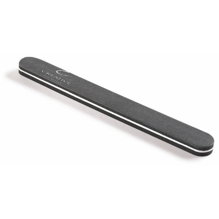 CND Outblack Padded File 120/240 Grit - 1 Piece Nail File for Professional Manicure & Pedicure - Perfect for Salon, Spa & Home Nail Care