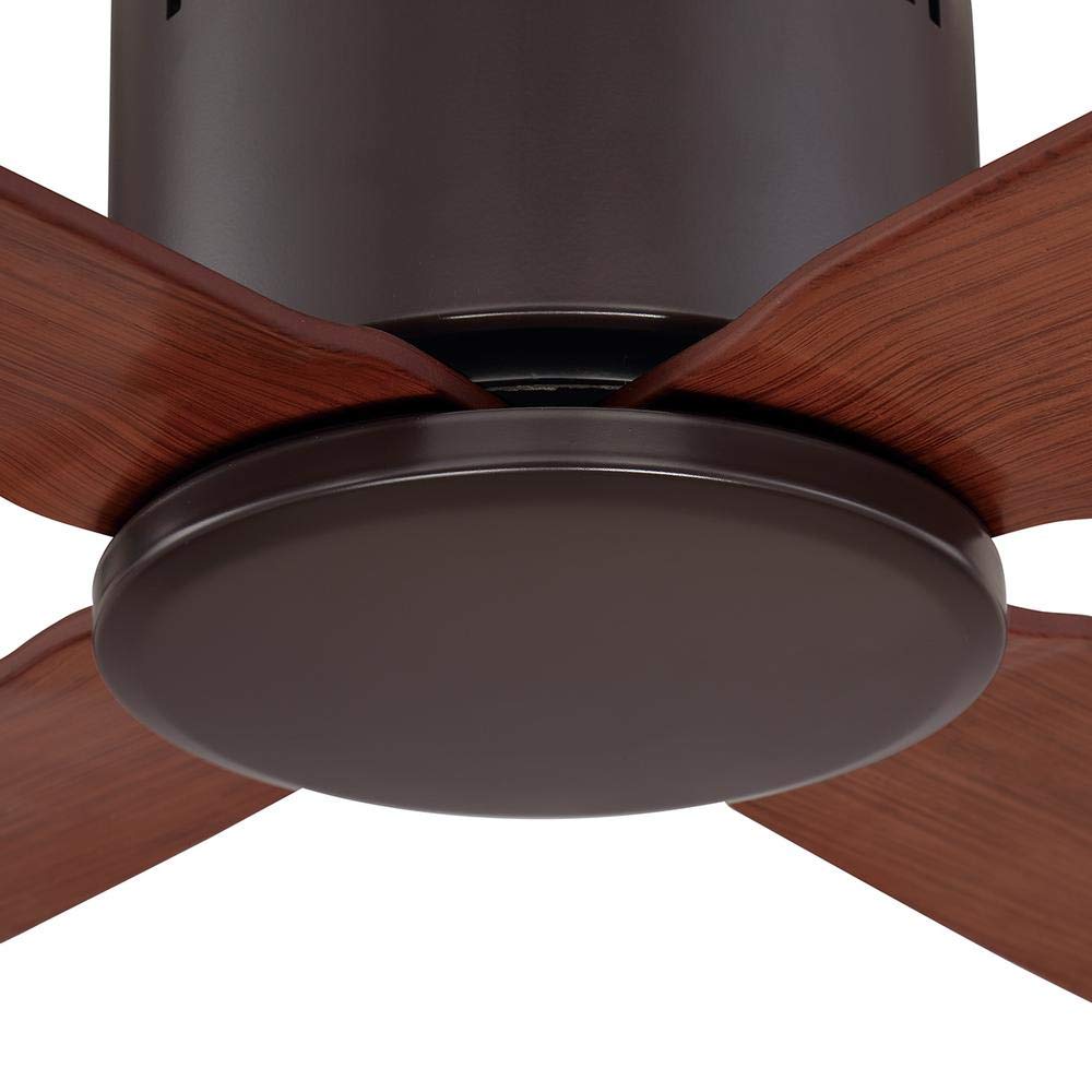 Kitteridge 52 Inch Indoor Medium Wood Ceiling Fan with Light - Modern Home Cooling for Living Room, Bedroom, and Office