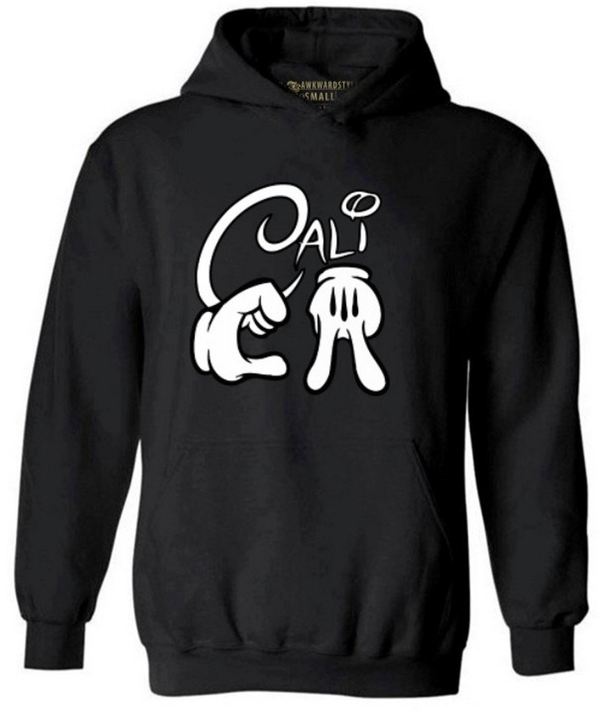 Awkwardstyles Cartoon Hands California Hoodie - Trendy Graphic Pullover Sweatshirt for Men & Women | Perfect for Streetwear, Casual Outfits & California Vibes