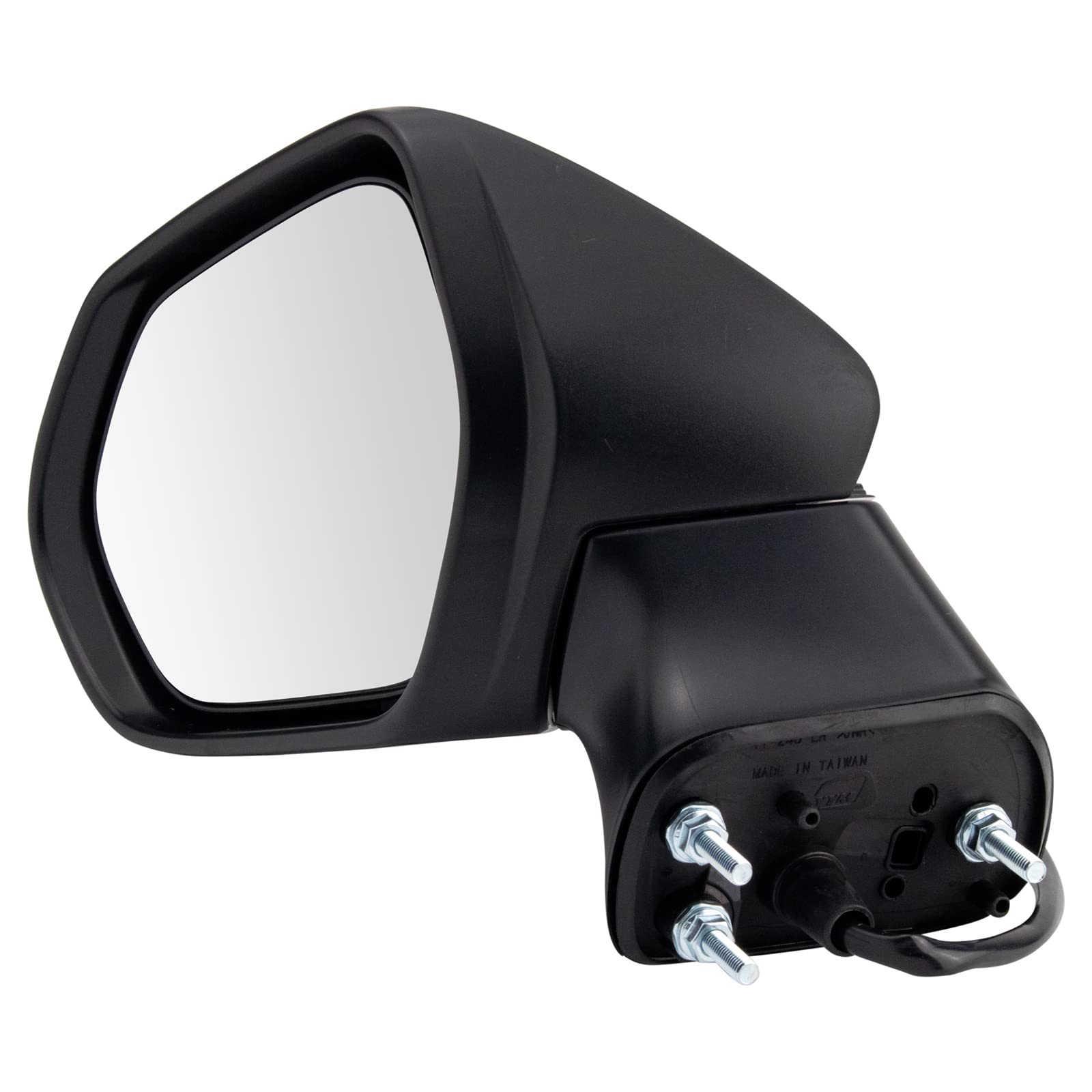 TRQ Left Side Mirror Replacement for 2020-2024 Toyota Corolla - Driver Side, Non-Heated, Part #TO1320391 - Perfect for Parking Safety & Blind Spot Visibility
