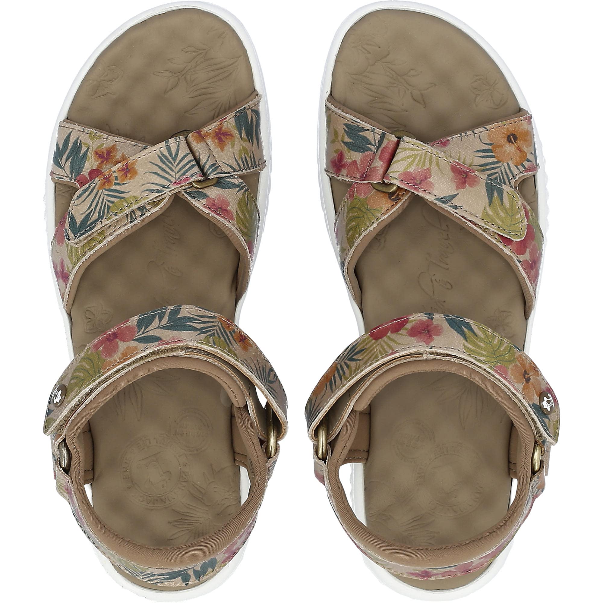 Panama Jack Noja Tropical Sandals for Women - Comfortable Beach & Summer Walking Sandals with Arch Support - Perfect for Vacation, Poolside, and Outdoor Adventures