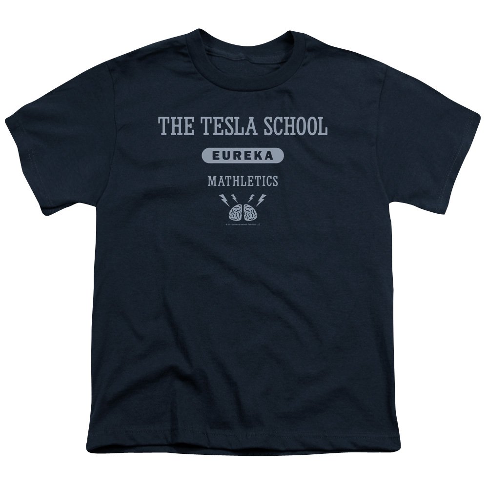 Eureka Tesla School Unisex Youth T-Shirt for Boys & Girls - Comfortable Cotton Tee for School, STEM Events & Science Enthusiasts