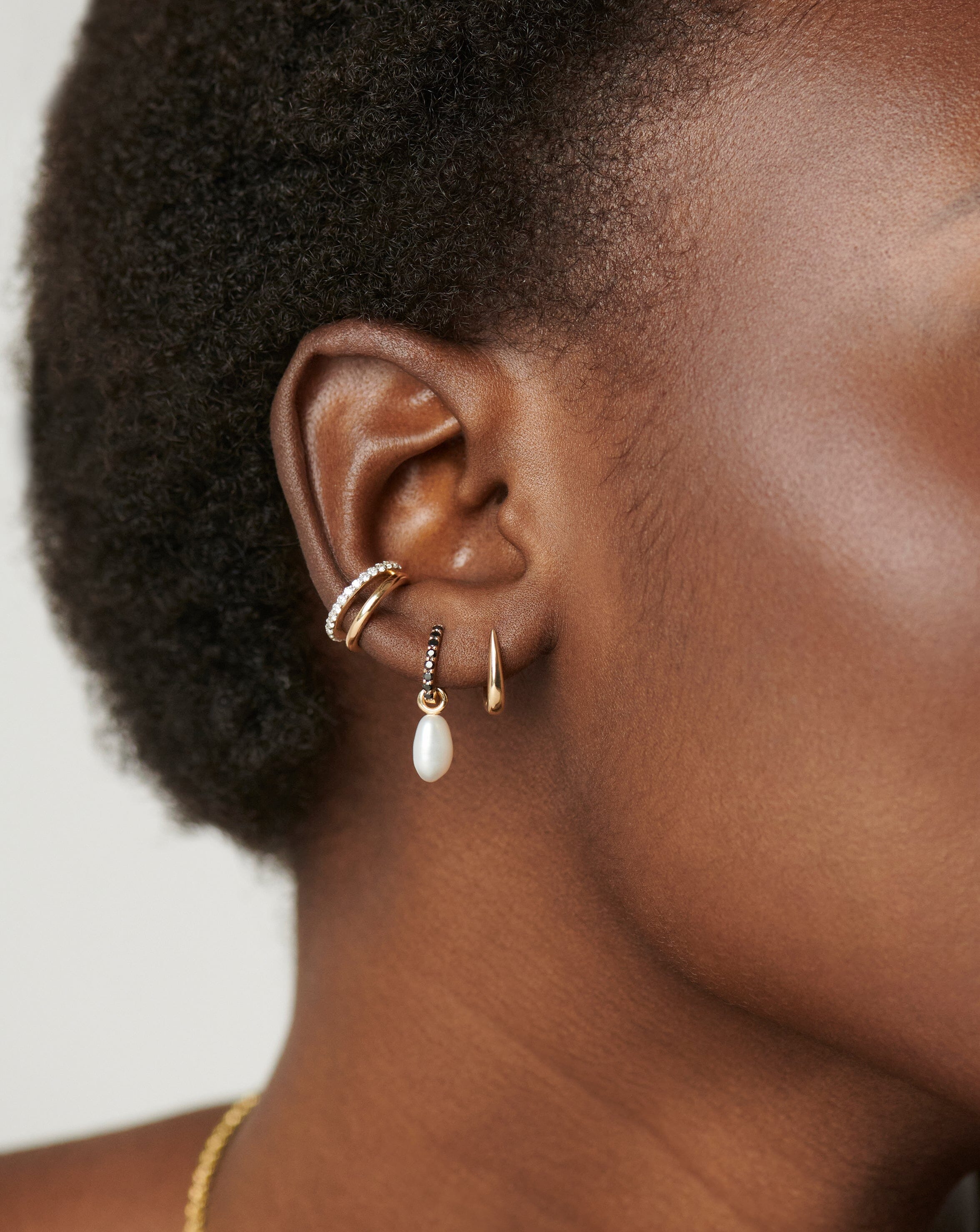 14K Solid Gold Huggie Hoop Earrings for Women - Minimalist Everyday Hoops for Sensitive Ears | Perfect for Work, Date Night & Gifting
