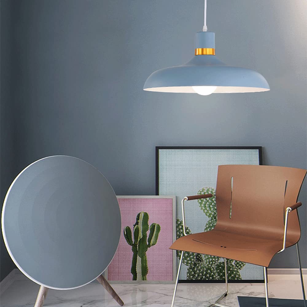 Nordic Industrial Style Pendant Lamp - Creative Metal Hanging Light with E27 Socket for Living Room & Bedroom | Modern Ceiling Lighting Fixture for Home Decor, Dining Area, and Office Spaces