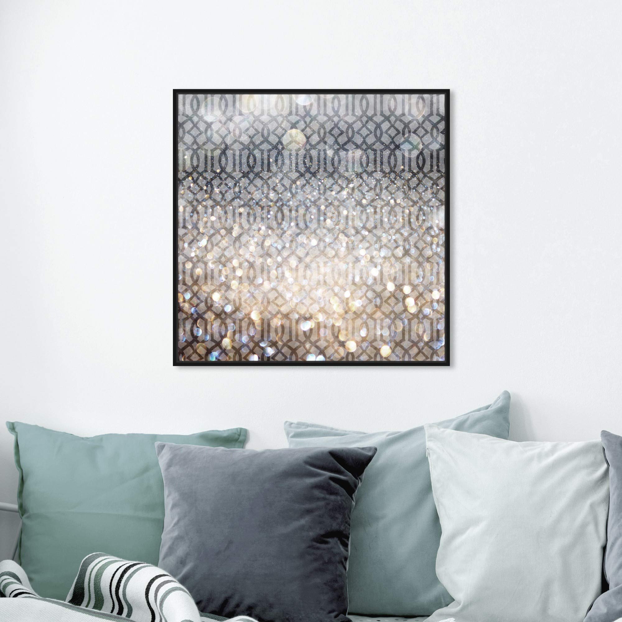 Abstract Framed Wall Art Canvas Prints - Modern 'Floresque' Floral Patterns for Living Room, Bedroom & Office Decor