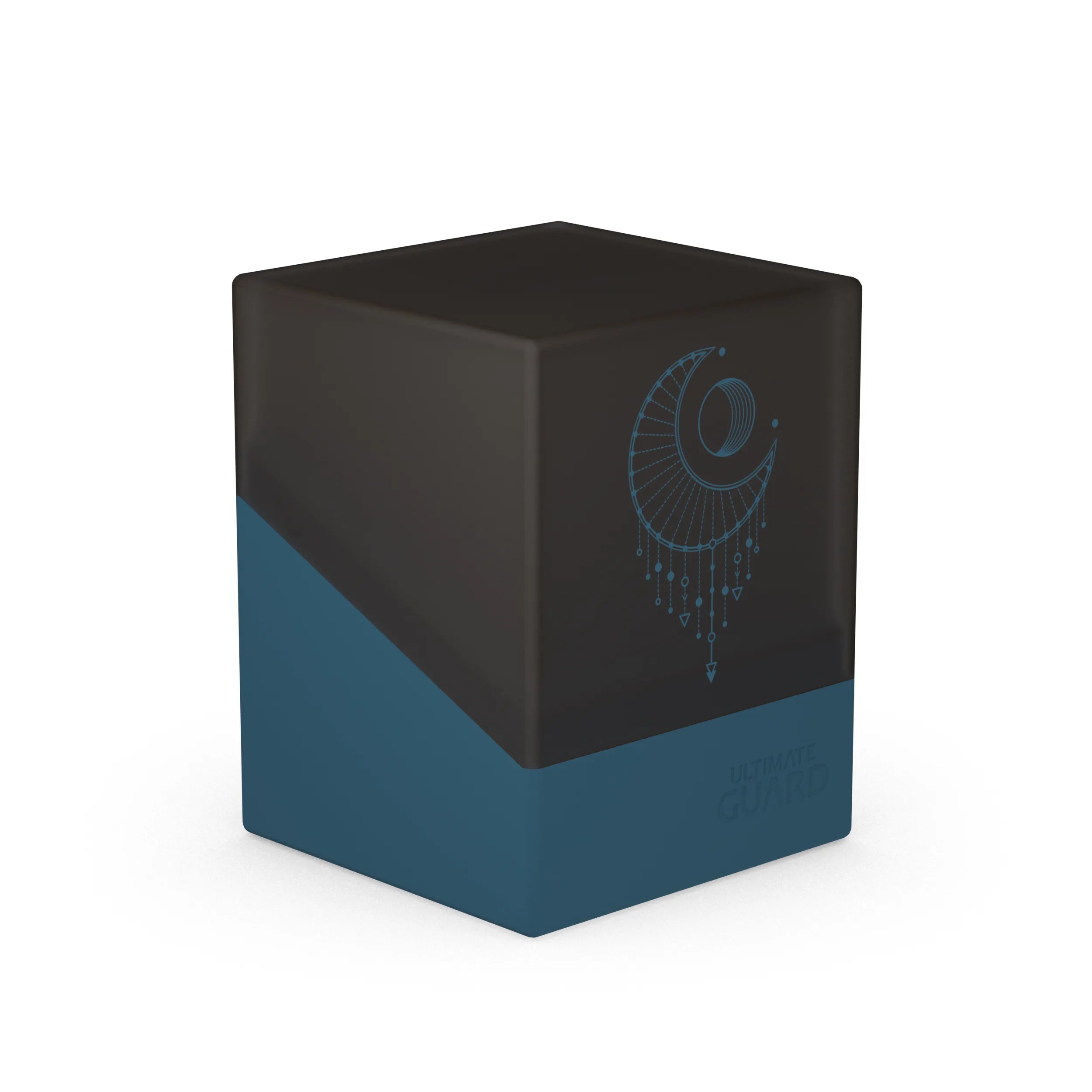 Druidic Secrets Umbra Dark Blue Deck Box for Magic: The Gathering - Holds 100+ Cards - Premium Boulder Storage for TCG Players - Perfect for Game Nights & Collectors