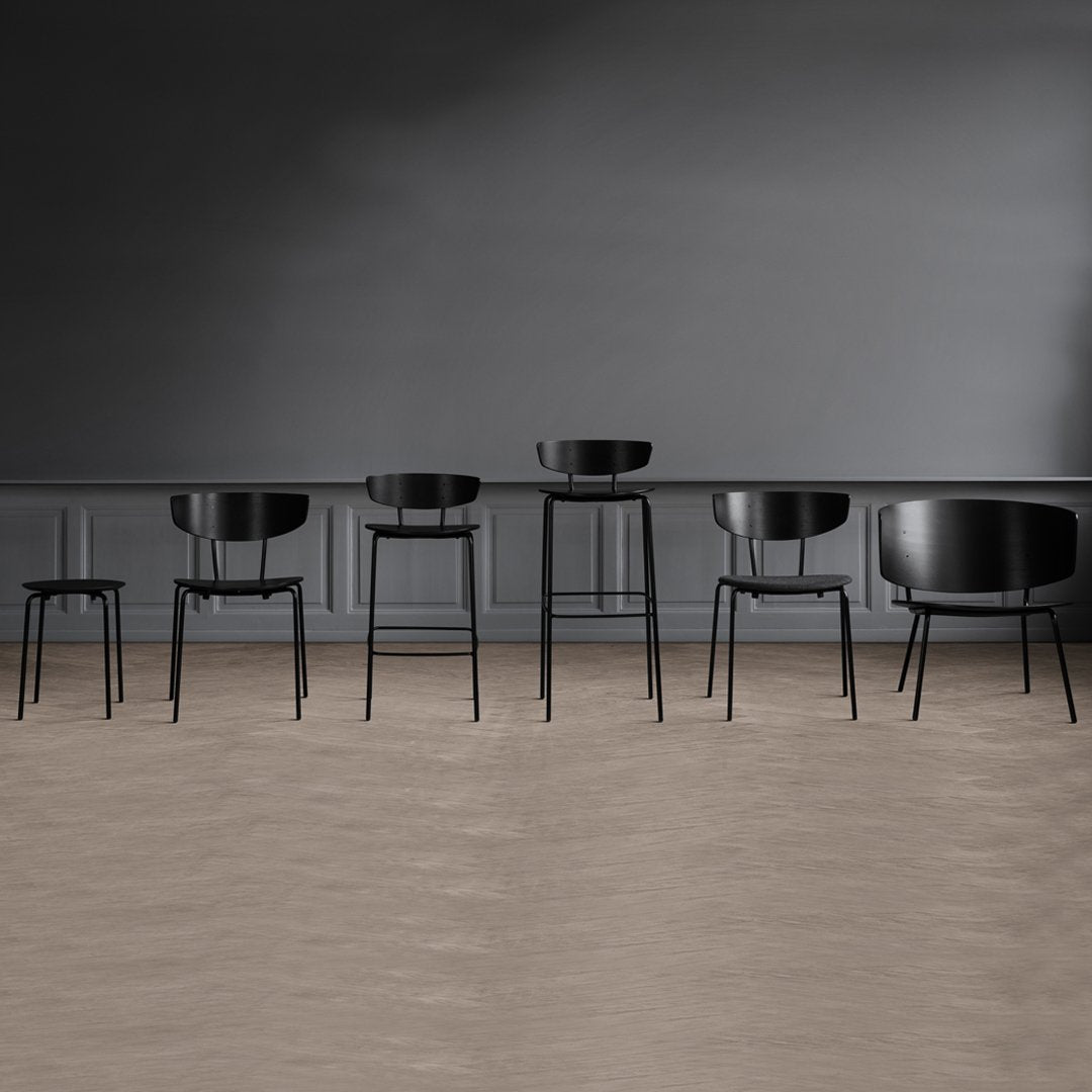 Herman Stackable Stool - Modern & Space-Saving Bar Stool for Kitchen, Dining Room, or Home Office