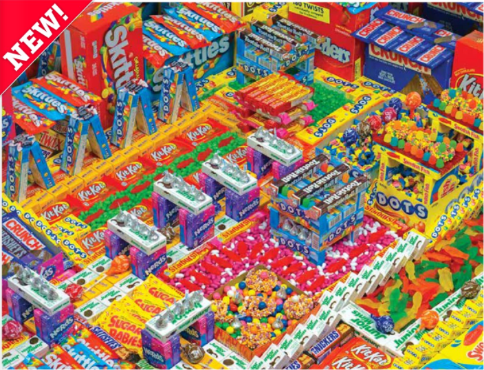 Candyscape Springbok 1500 Piece Jigsaw Puzzle - Fun Family Game for Adults & Kids, Perfect for Home Decor & Relaxation