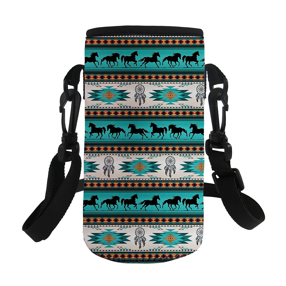Jeiento Insulated Water Bottle Sleeve - Neoprene Pouch Holder for 32oz Hydro Flask & Yeti Tumblers - Perfect for Gym, Hiking, Camping & Office Use