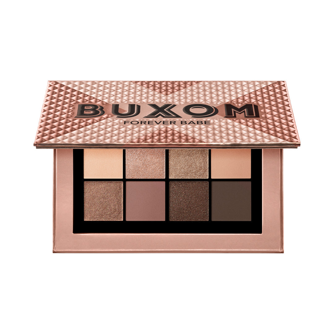 Buxom Forever Babe Iconic Nudes Eyeshadow Palette - 12 Neutral Matte & Shimmer Shades for Day & Night Makeup Looks | Perfect for Everyday Wear, Date Night & Special Occasions
