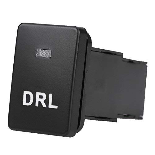 12V/24V LED Rocker Switch for Toyota Camry & Corolla - ON/OFF Toggle Switch with DRL Daytime Running Light Pattern | Waterproof Car Light Bar Switch for Off-Roading, Camping & Vehicle Customization