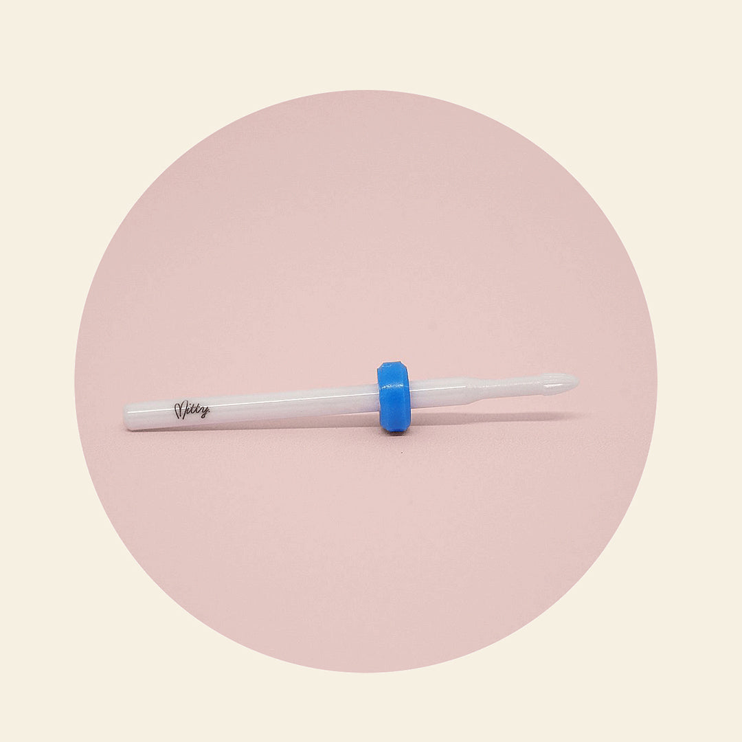 Mitty Cuticle Cleaner Drill Bit - Medium Grit for Professional Nail Care | Perfect for Manicures, Pedicures & Nail Art