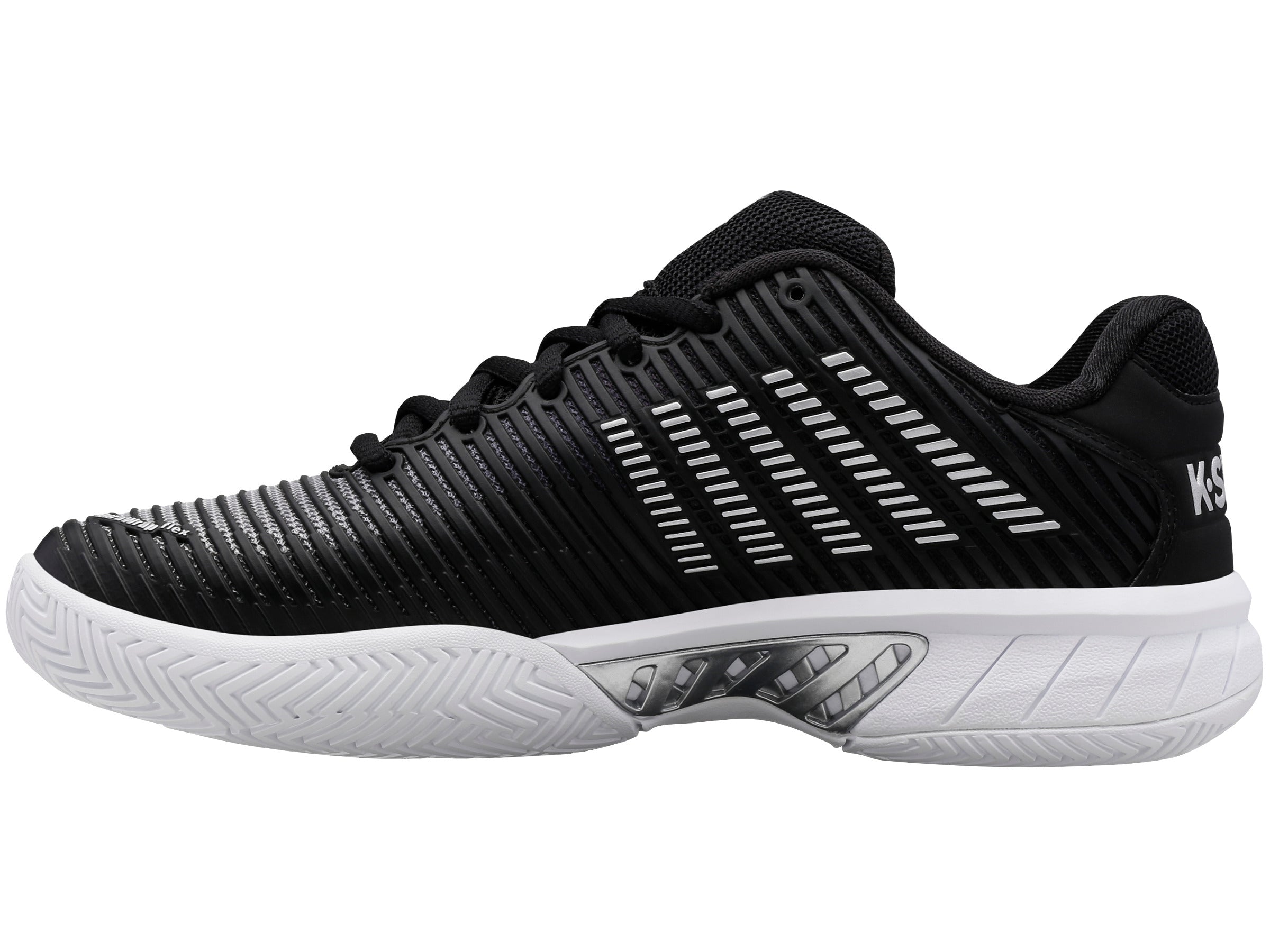 Hypercourt Express 2 Tennis Shoes - Men's Size 96613 085 M in Black/White/Silver | Lightweight Performance Court Sneakers for Tennis, Pickleball & Casual Wear