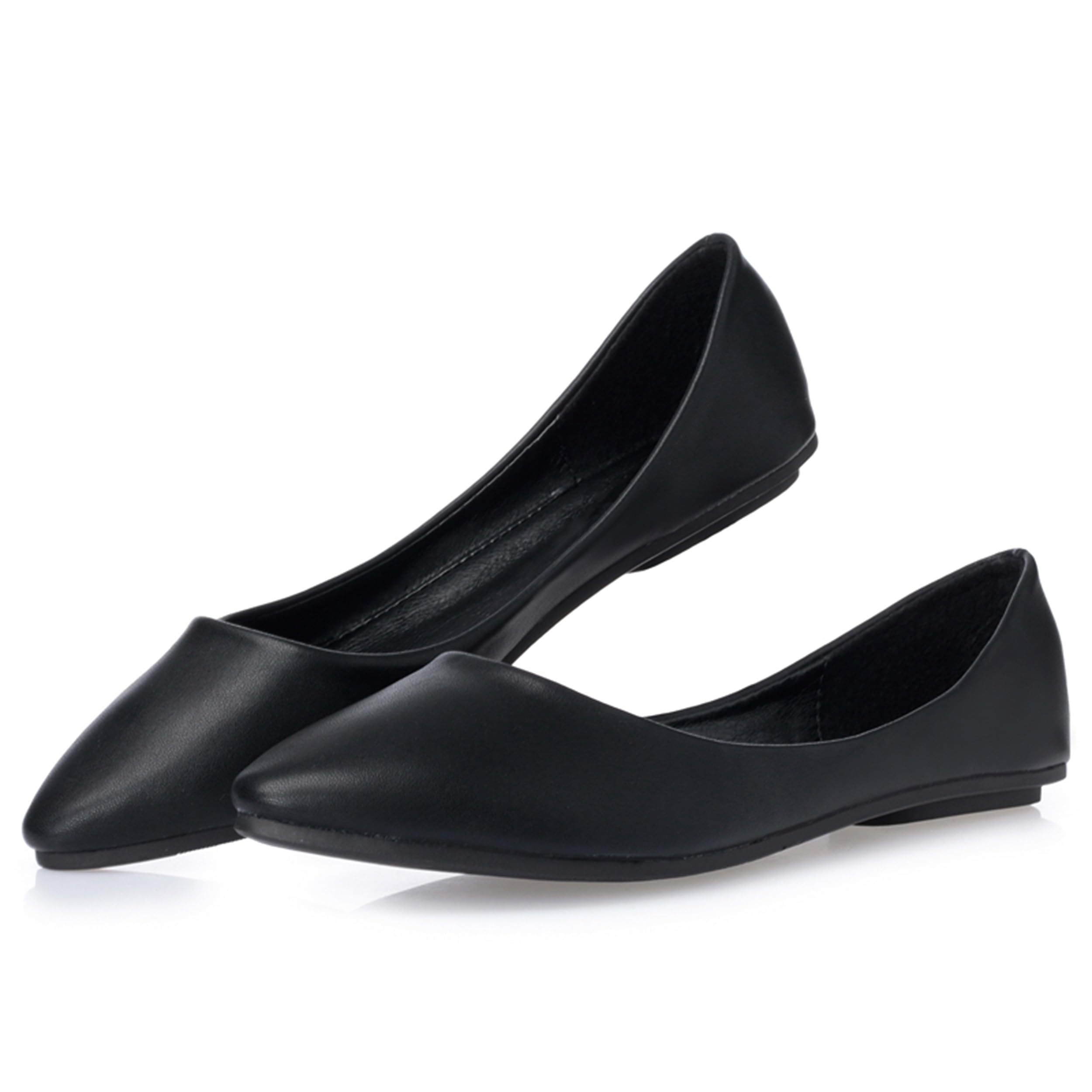 MAIERNISI JESSI Women's Ballet Flats - Pointed Toe Dress Shoes for Business Casual & Office Wear - Comfortable Slip-On Work Shoes for Women - Perfect for Daily Commute, Business Meetings & Professional Occasions
