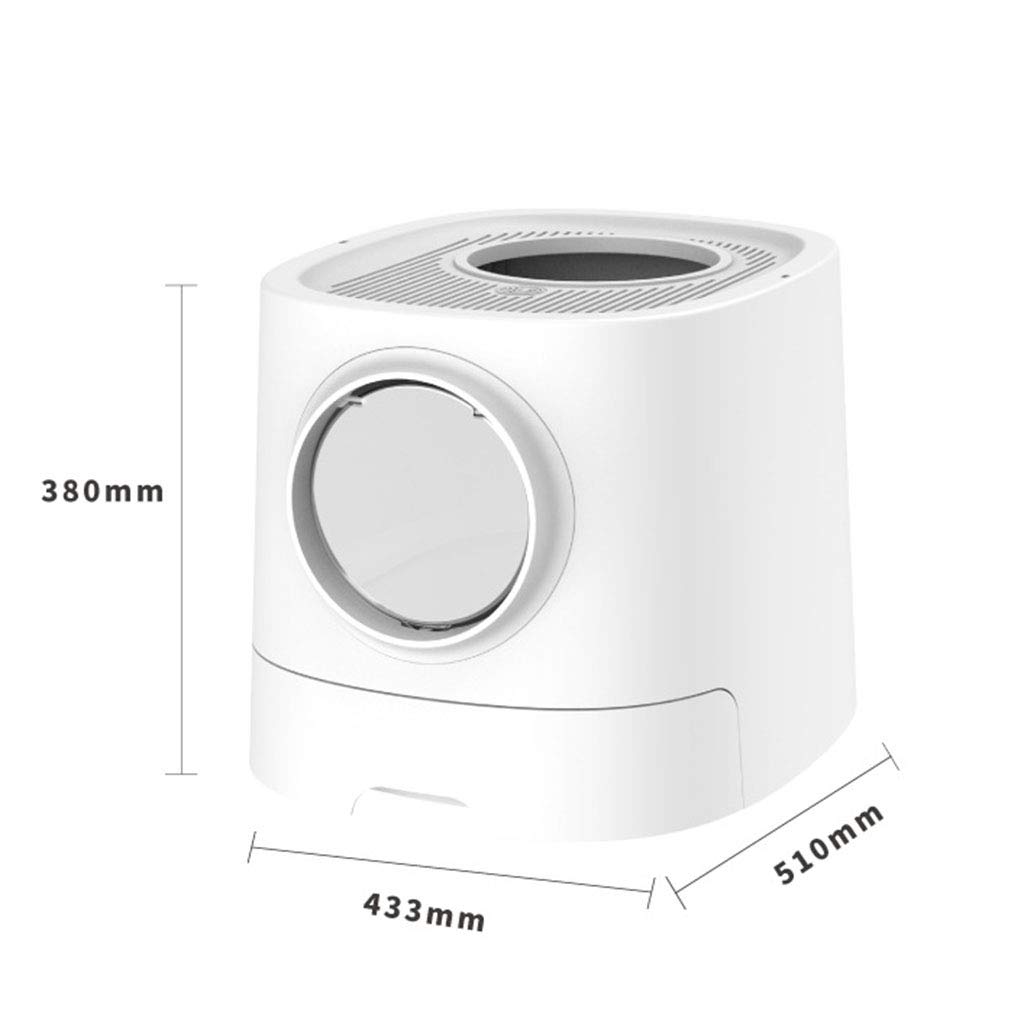 **Best Cat Litter Box with Lid - Leak-Proof & Anti-Scatter Design for Odor Control - Large Enclosed Litter Box for Indoor Cats - Perfect for Small Spaces & Multi-Cat Homes**