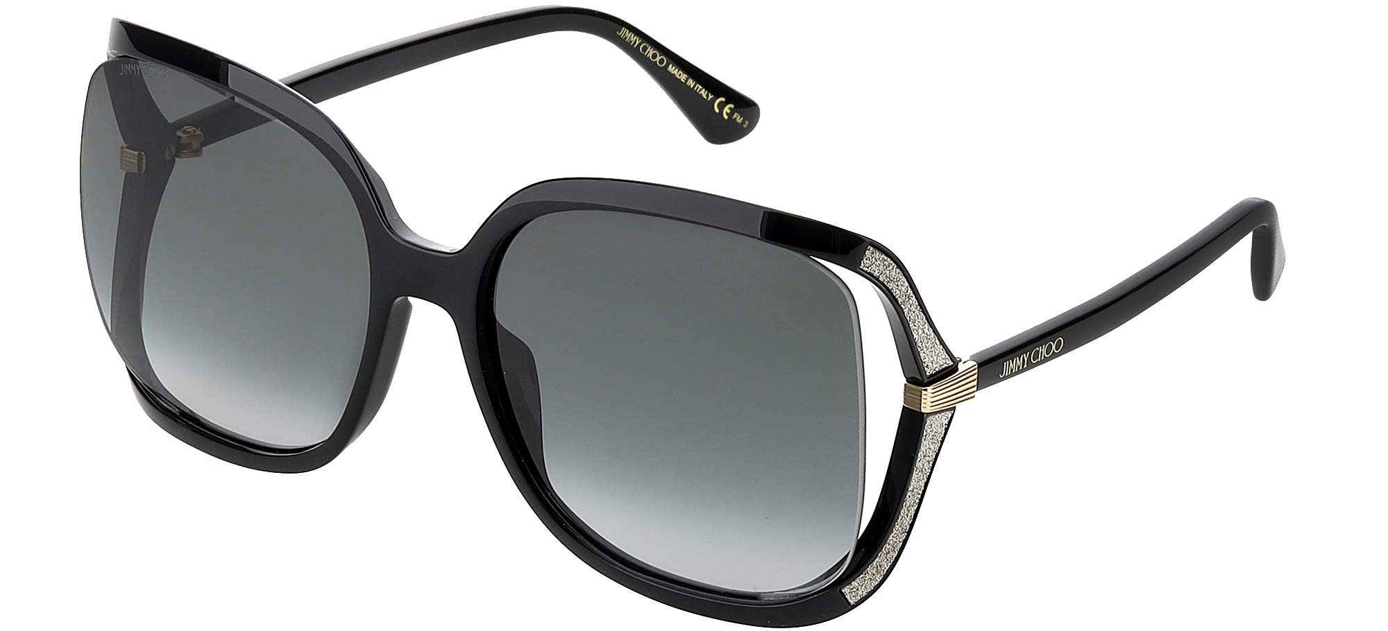 Jimmy Choo Modern Standard Sunglasses for Women - UV Protection Fashion Sunglasses for Outdoor, Driving & Beach