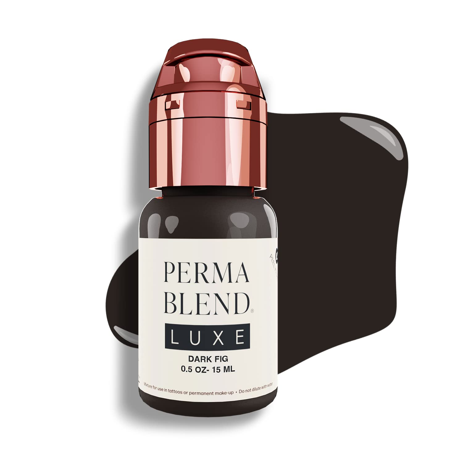 Perma Blend Luxe Dark Fig Permanent Makeup Pigment for Eyebrows – 15ml | Long-Lasting Microblading & Tattoo Ink for Natural-Looking Brows | Ideal for Professionals & DIY Beauty
