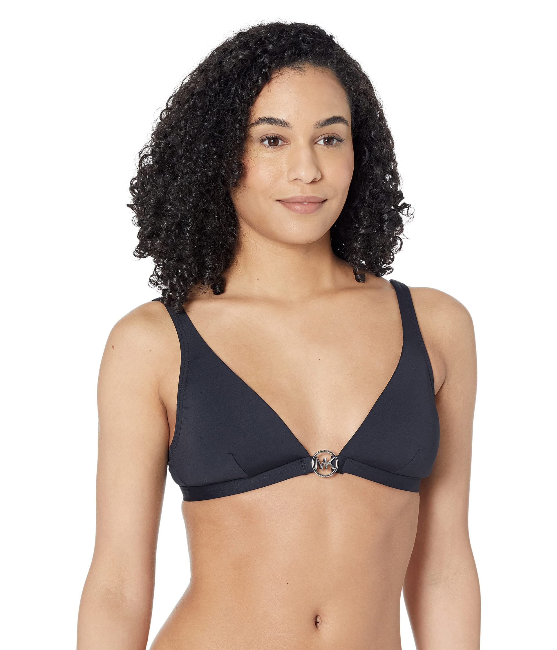 Michael Kors Solid Triangle Bikini Top - Women's Swimwear for Beach & Pool | Summer Vacation Essentials