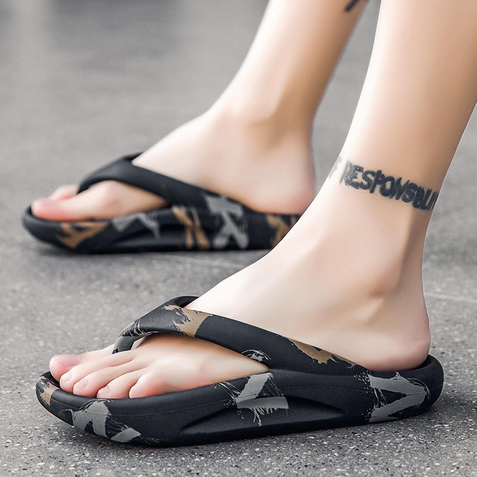 **Orthotic Flip Flops for Women & Men – Arch Support Thong Sandals with Clip Toe & Platform – Comfortable Beach Slides & Casual Slippers for Walking, Travel & Summer Outfits**