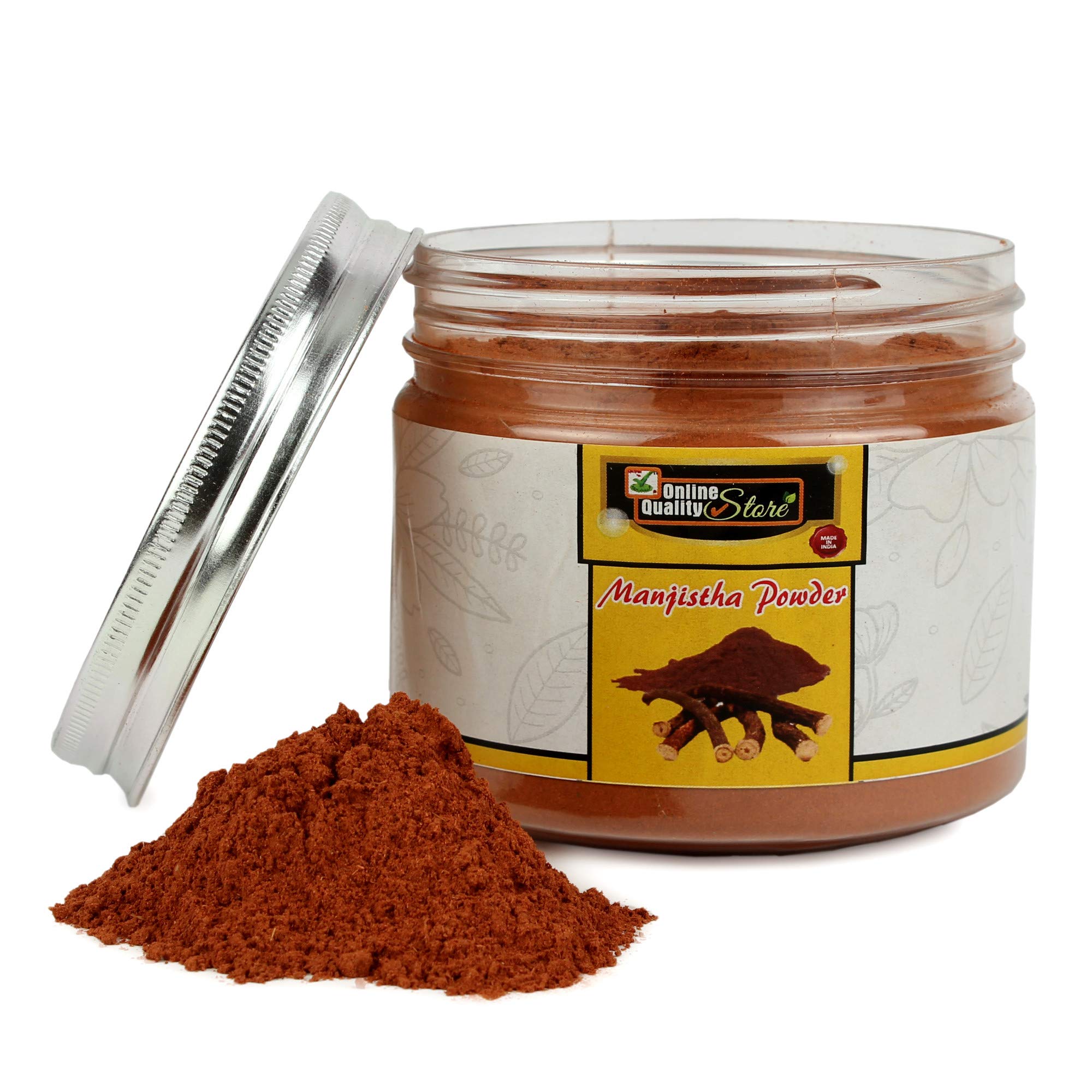 Organic Manjistha Powder (Rubia Cordifolia) - 100g | 100% Pure & Natural | For Face, Hair & Skin Care | Glow Booster for Radiant Skin & Healthy Hair | Perfect for DIY Beauty Treatments & Ayurvedic Remedies