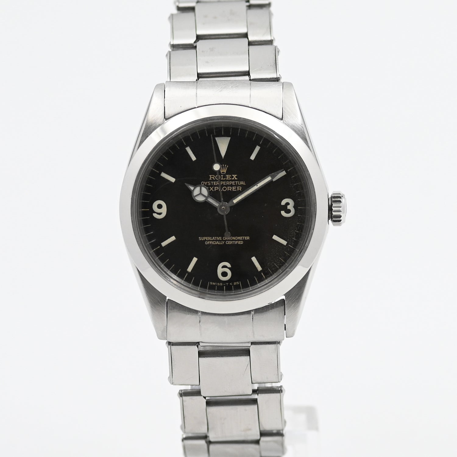 Vintage Rolex Explorer 36mm Men's Watch - 1966 Classic Stainless Steel Automatic Timepiece for Collectors & Adventurers | Perfect for Outdoor Exploration, Business Meetings & Luxury Gifting
