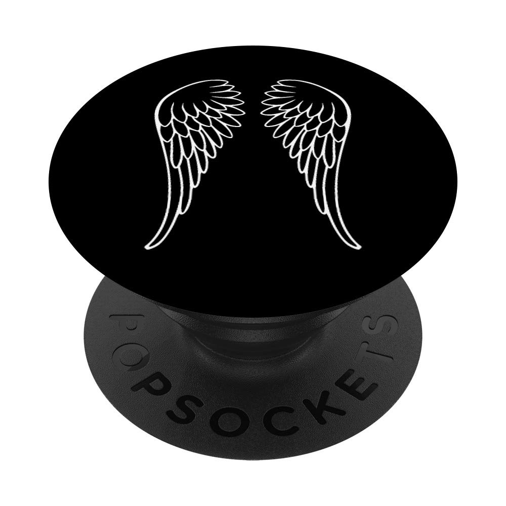 Angel Wings PopSockets PopGrip - Interchangeable Phone & Tablet Stand with Swappable Base | Perfect for Selfies, Video Calls & Secure Grip