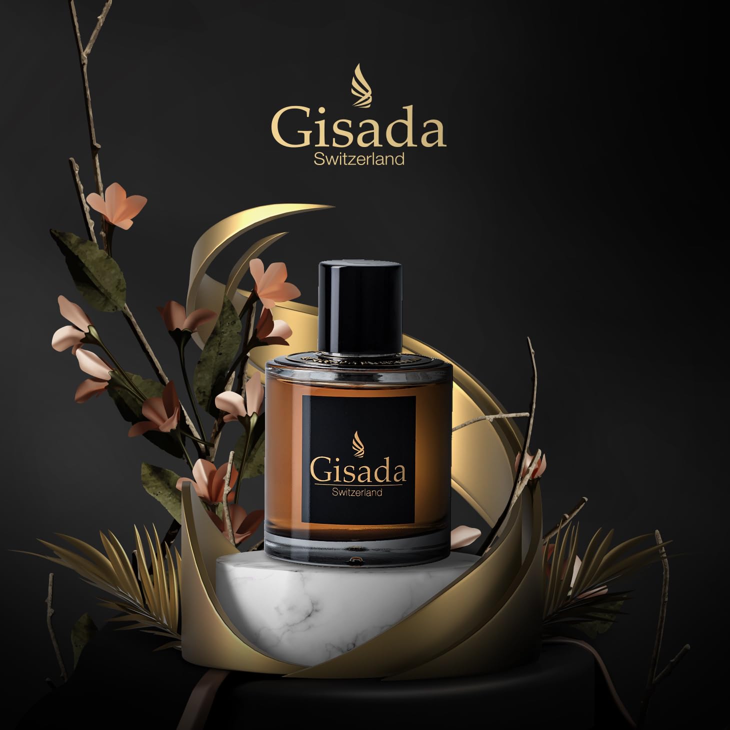 Gisada Ambassador Men's Cologne - Swiss-Made Luxury Perfume with Spicy, Floral & Citrus Notes - Fresh Citrus & Warm Woody Fragrance for Men - 1.7 fl.oz Eau de Toilette - Perfect for Daily Wear, Office & Evening Events