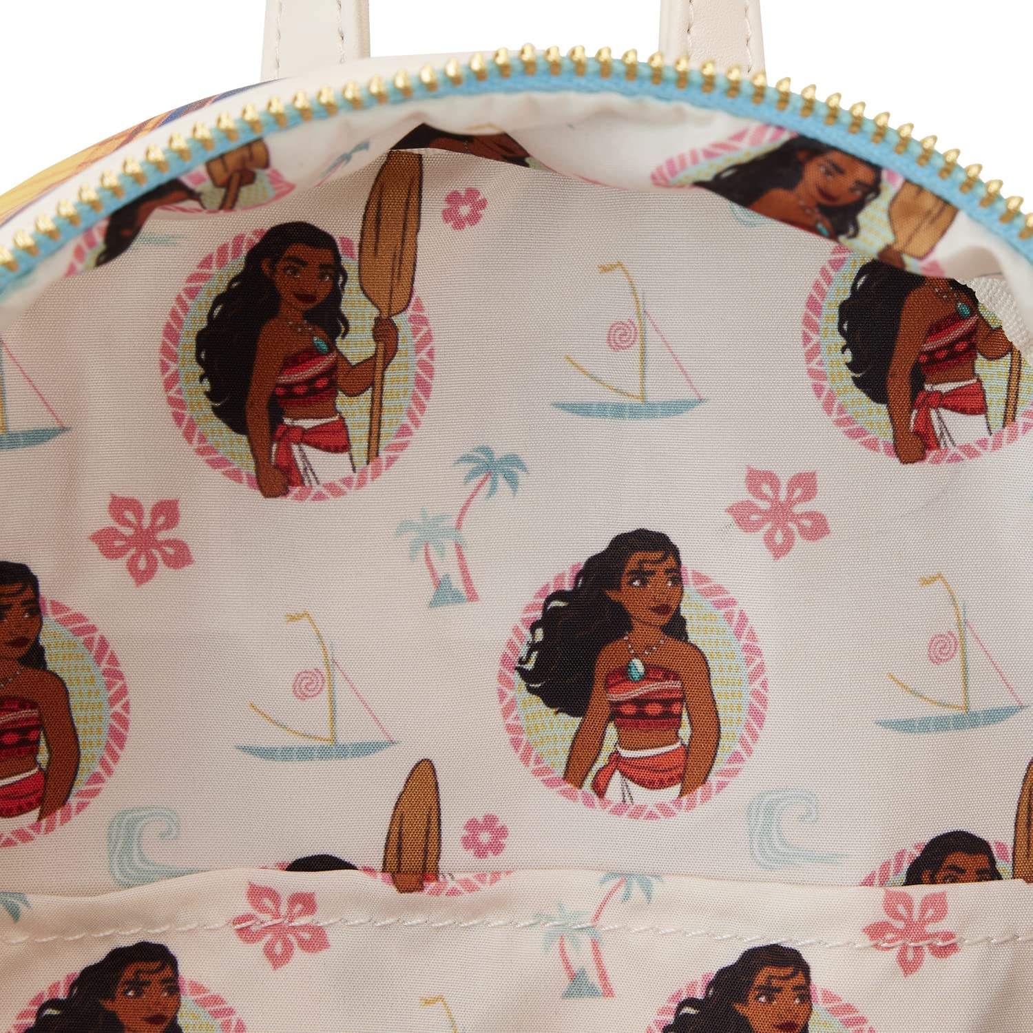 Disney Moana Princess Scene Series Mini Backpack by Loungefly - Waterproof Lightweight Daypack for Women & Teens - Perfect for School, Travel, and Disney Theme Park Visits