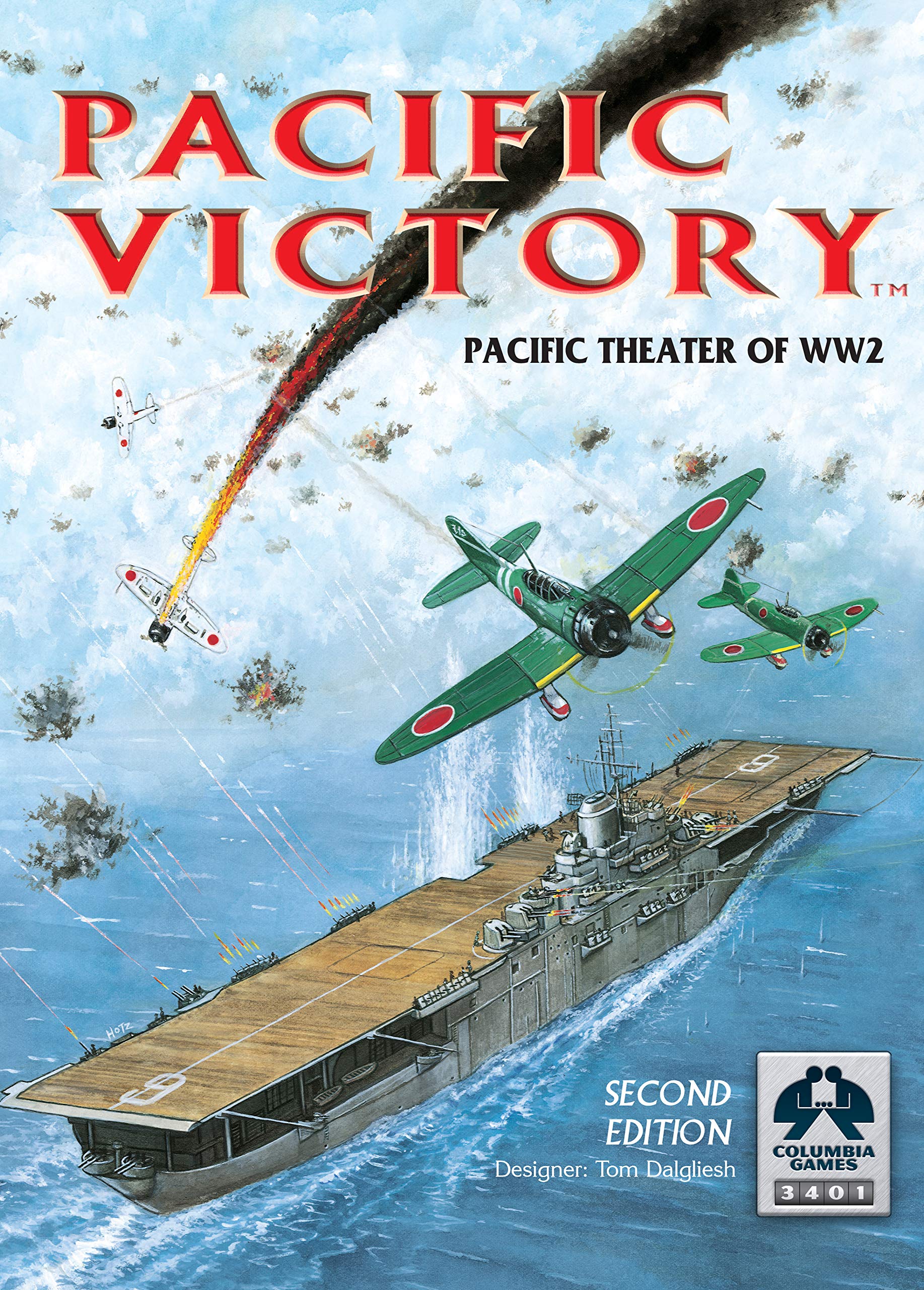 Columbia Games Pacific Victory: WWII Strategy Board Game - War in The Pacific 1941-1945 | Historical Military Game for Adults & Teens | Perfect for Game Nights & History Enthusiasts