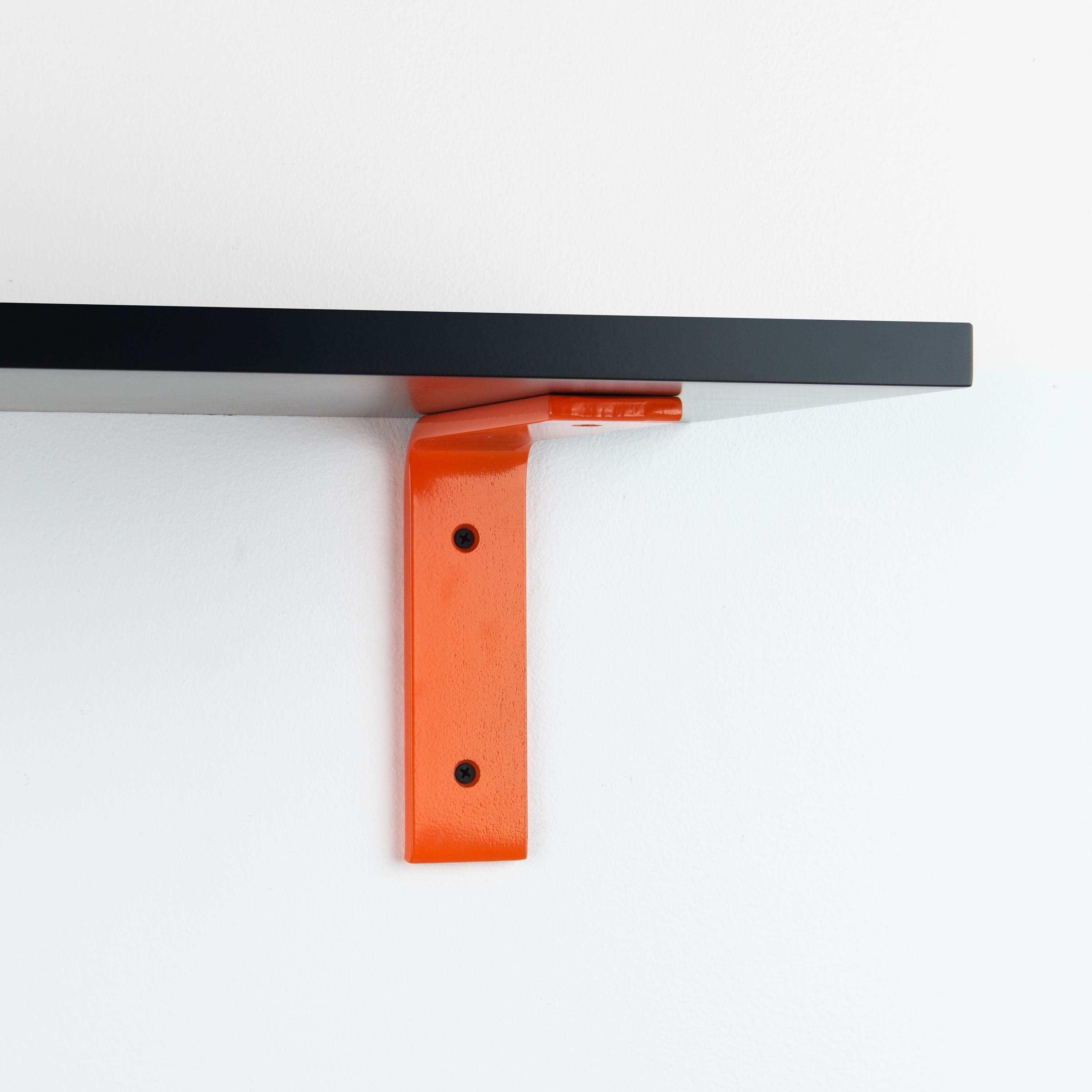 Leif Black Wall Shelf - Modern Floating Shelves for Home Decor, Office & Living Room - Stylish Storage Solution for Books, Plants & Display Items