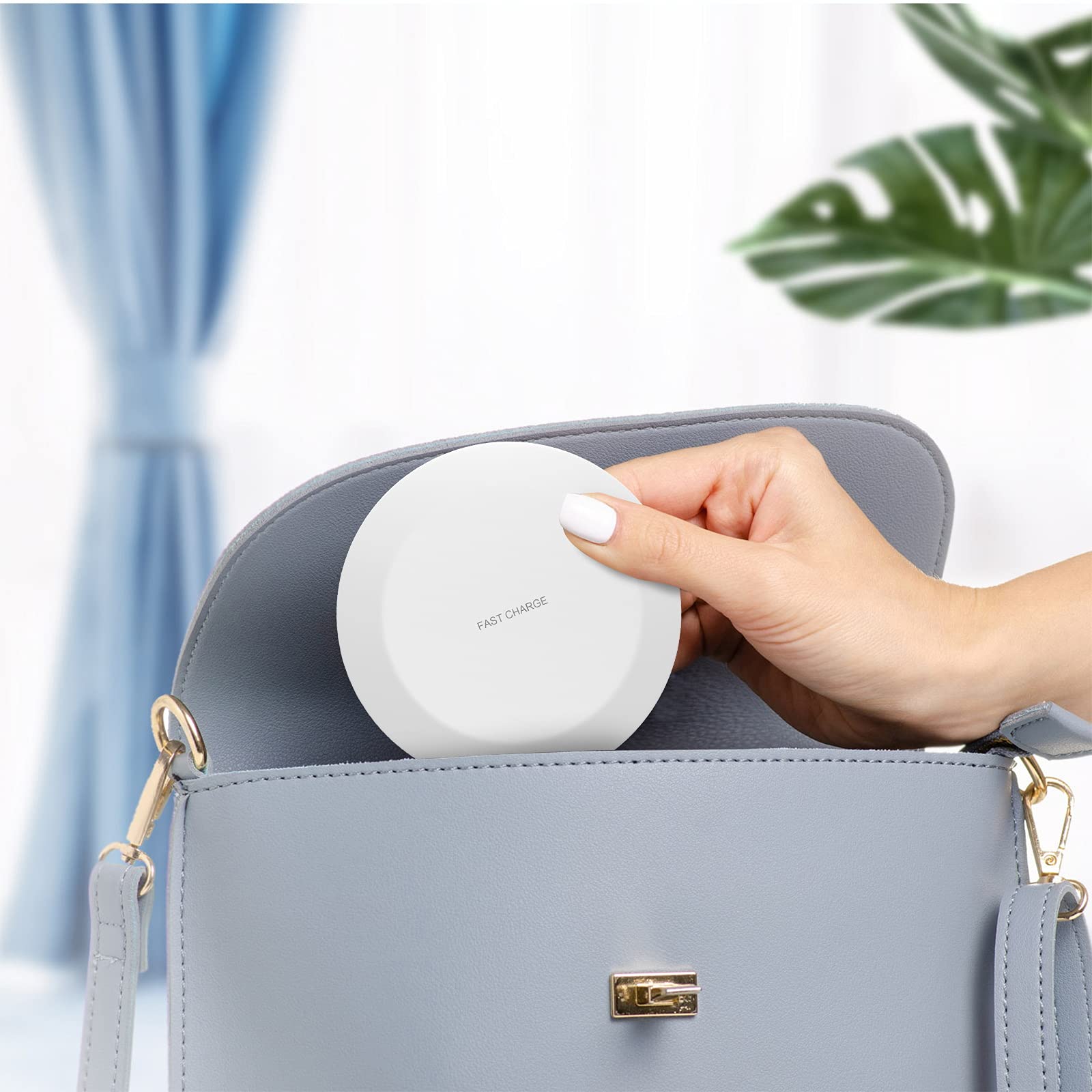 **Vertu Signature Touch Fast Wireless Charger 15W - High-Speed & Stable Charging, UrbanX Case Compatible (No AC Adapter) - Perfect for Home, Office & Travel**